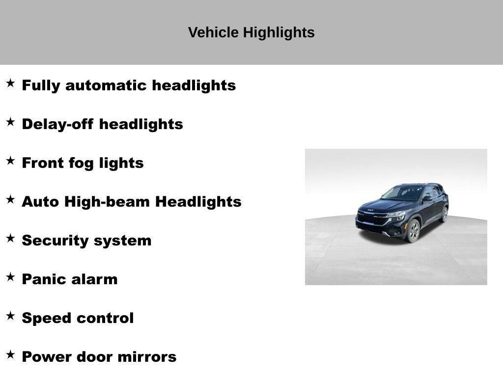 2024 Kia Seltos S