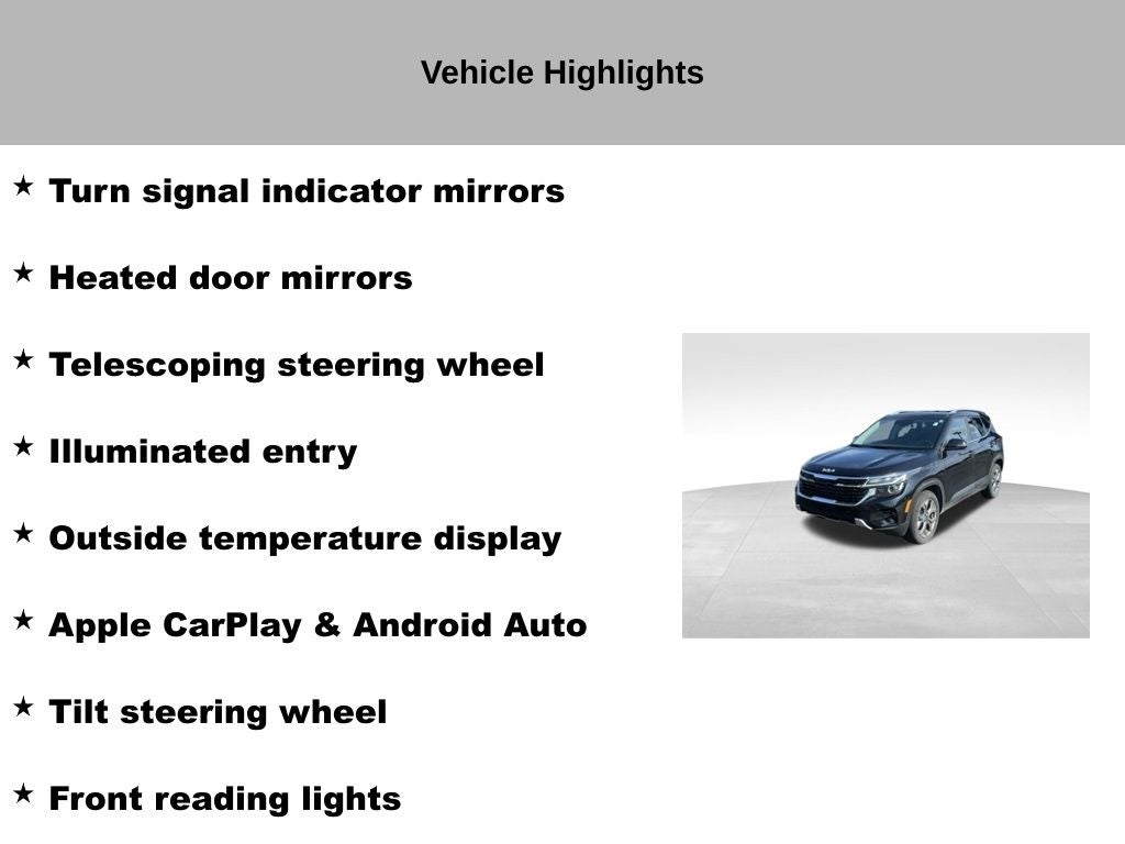 2024 Kia Seltos S
