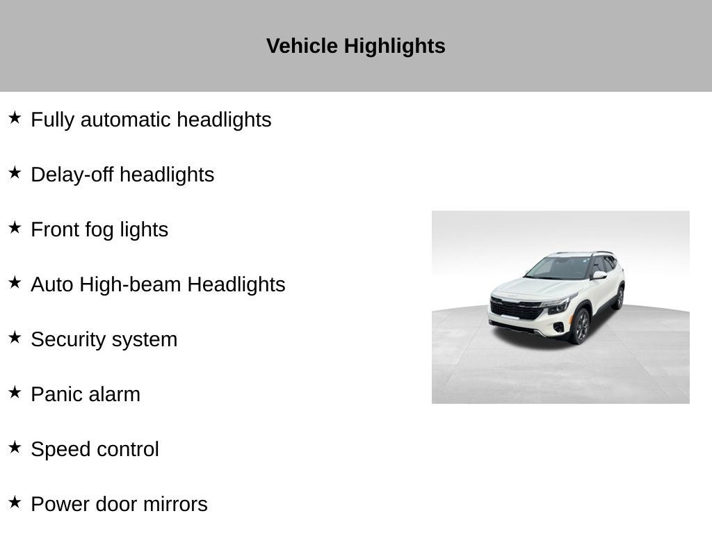 2024 Kia Seltos S