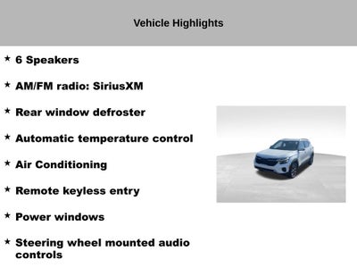 2024 Kia Seltos S