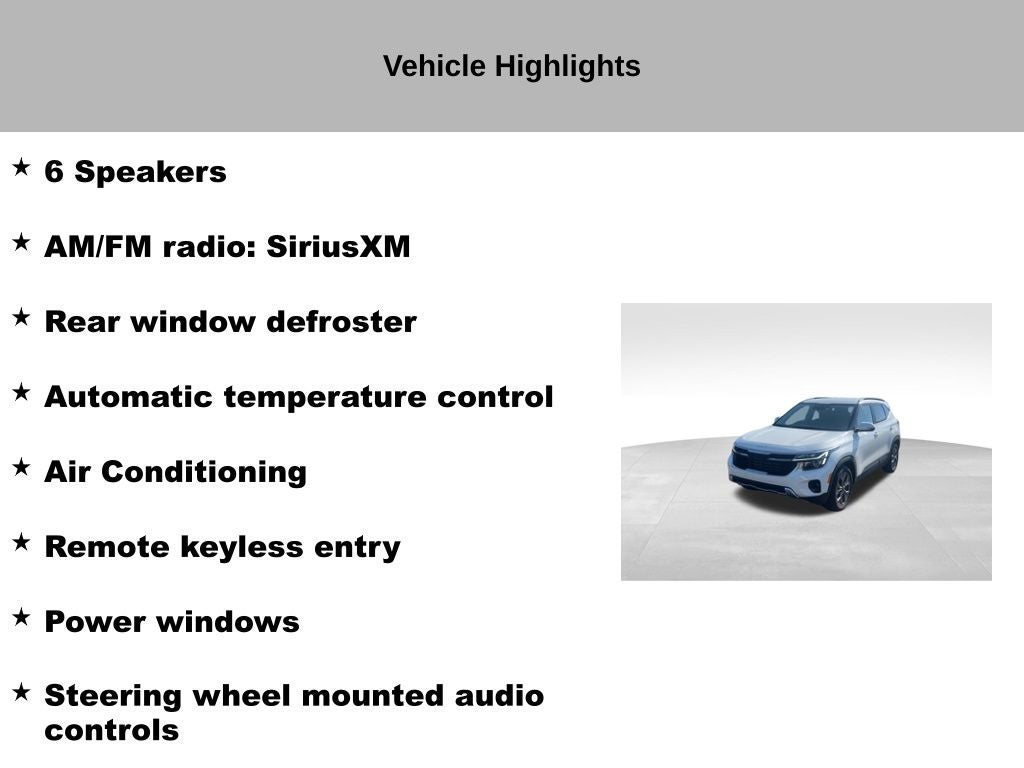 2024 Kia Seltos S