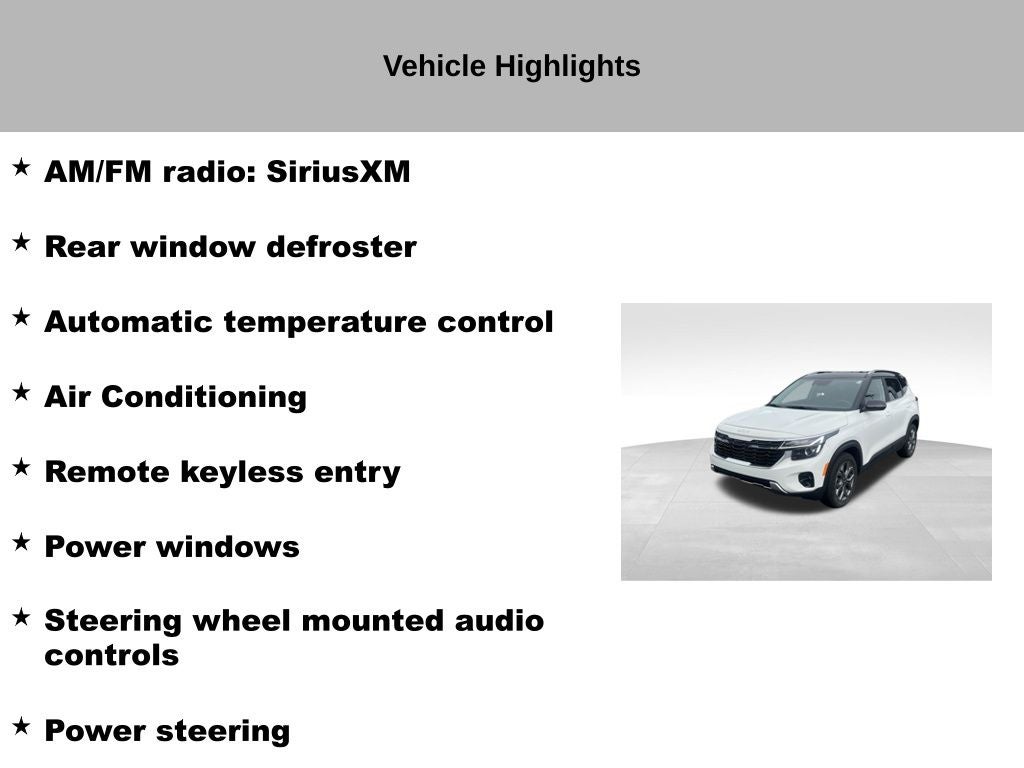 2024 Kia Seltos S
