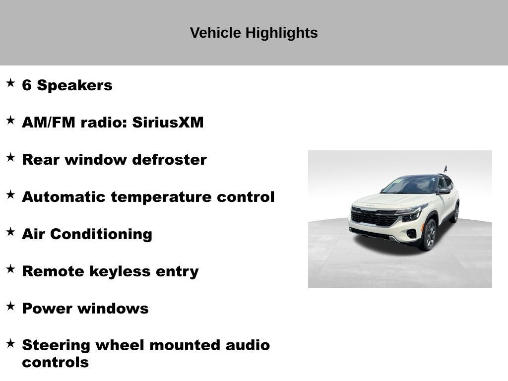 2024 Kia Seltos S