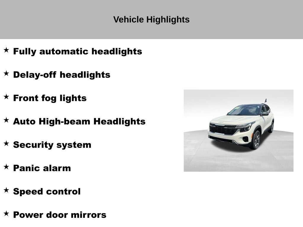 2024 Kia Seltos S