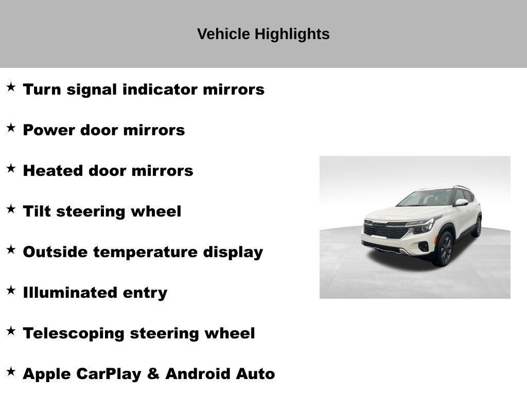 2024 Kia Seltos S