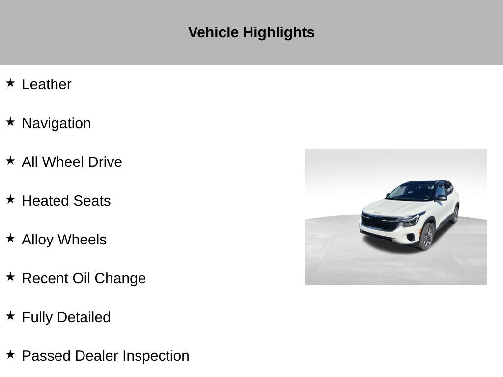 2024 Kia Seltos S