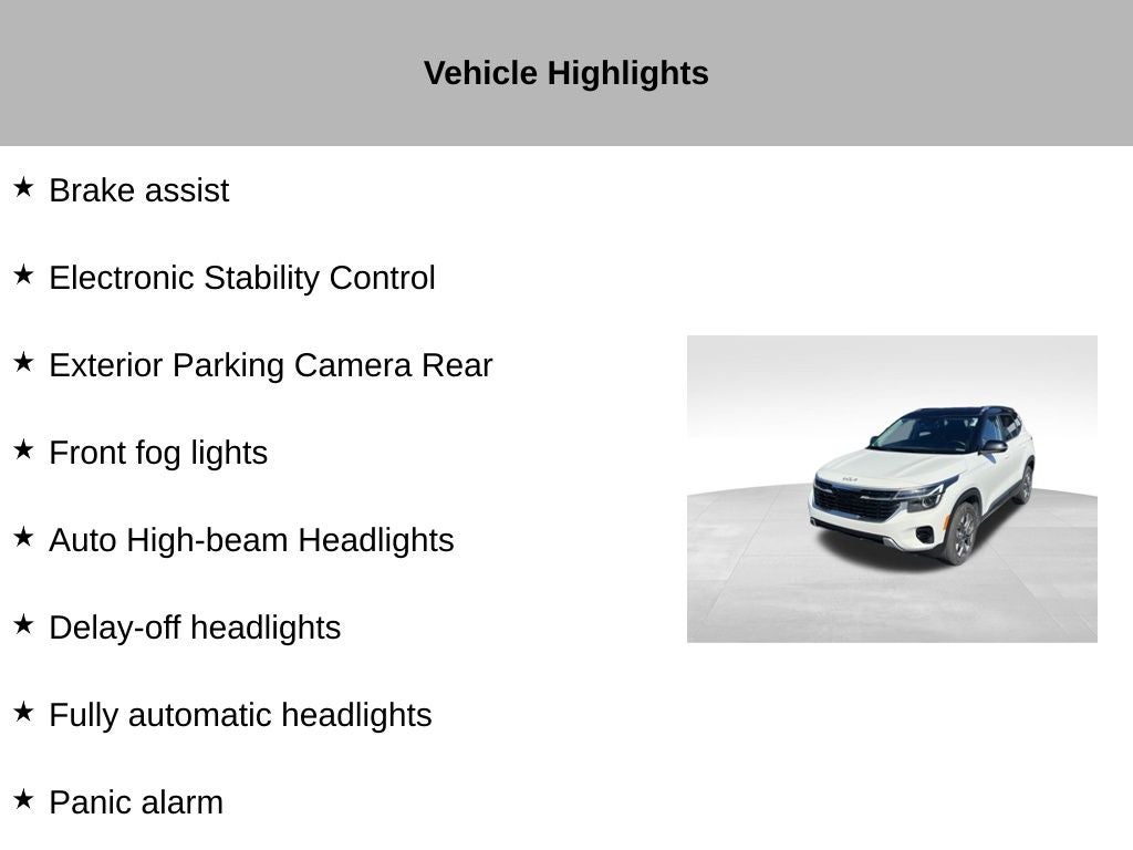 2024 Kia Seltos S