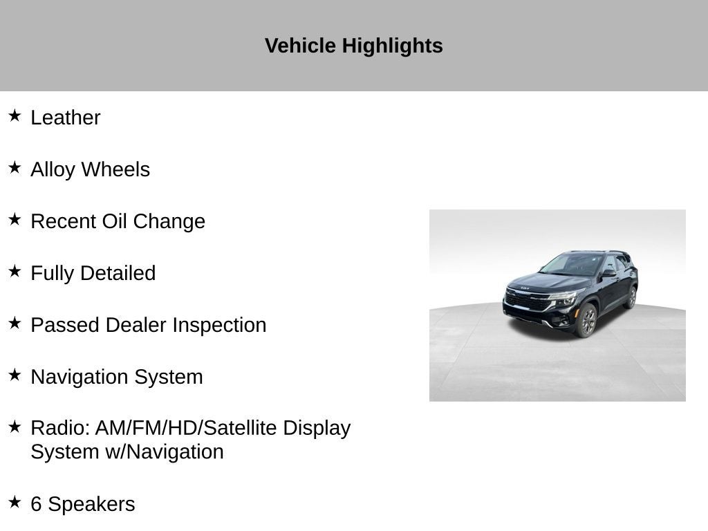 2024 Kia Seltos S