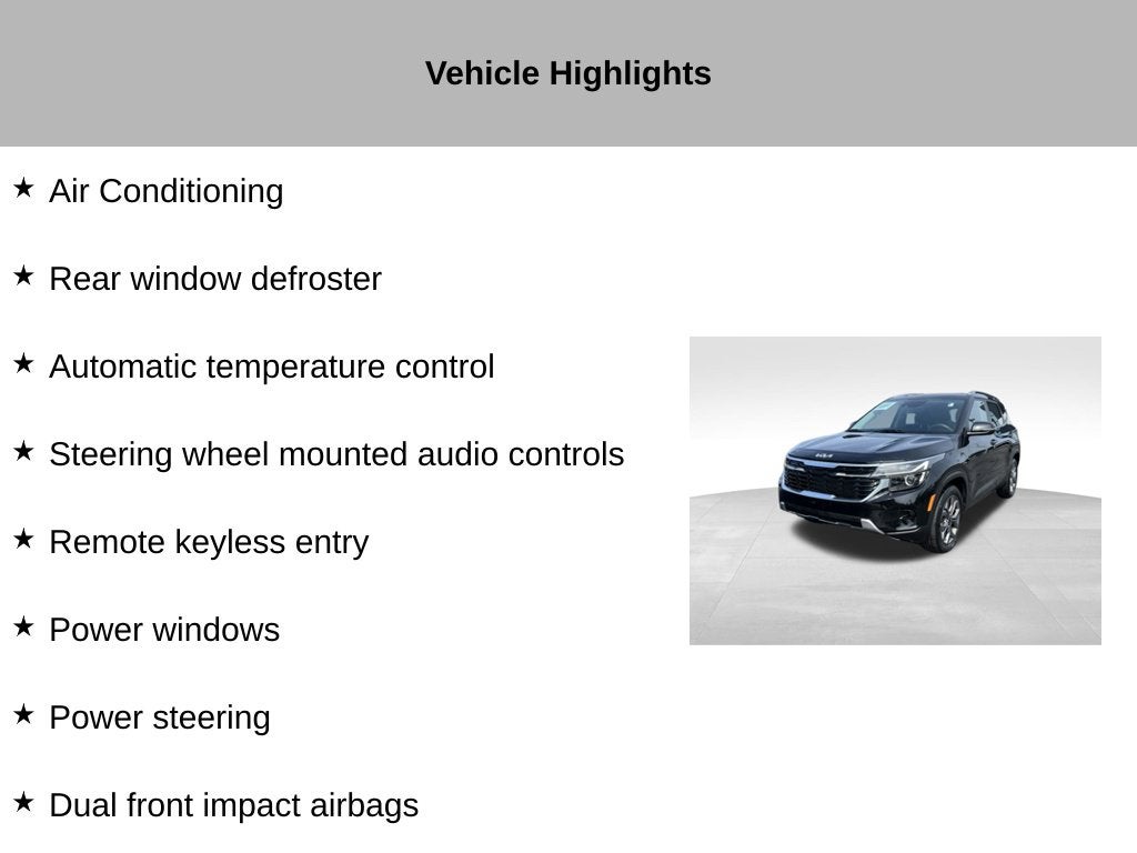2024 Kia Seltos S