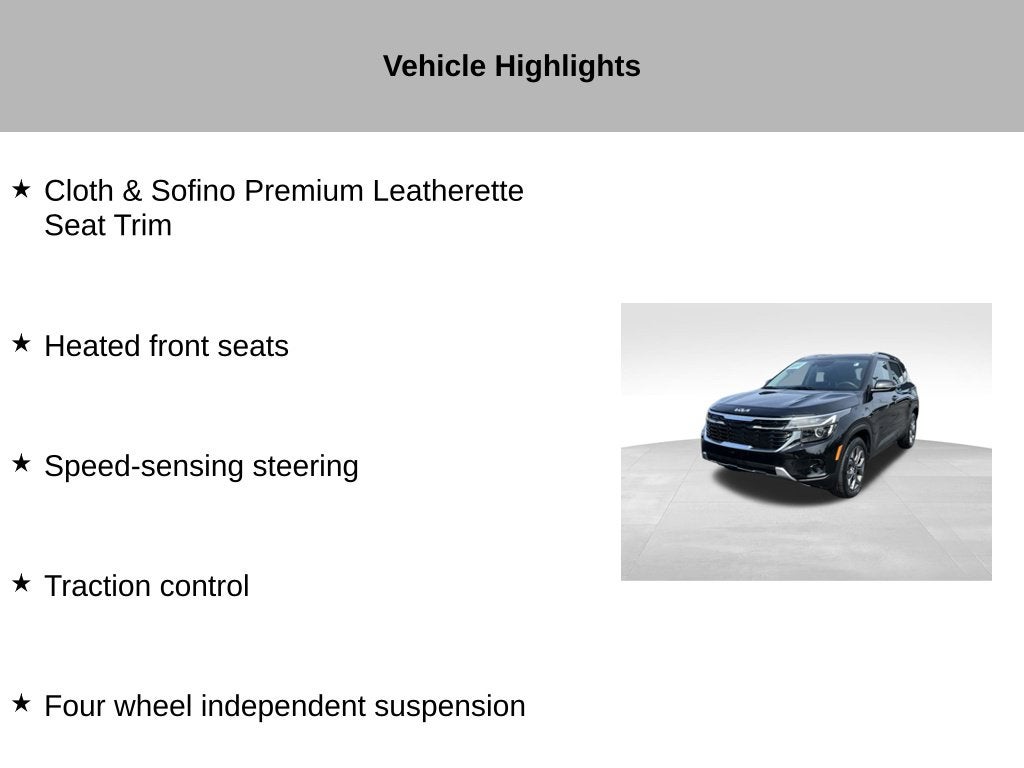 2024 Kia Seltos S