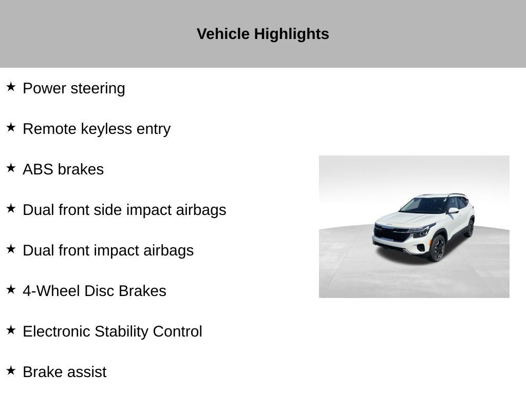 2025 Kia Seltos S