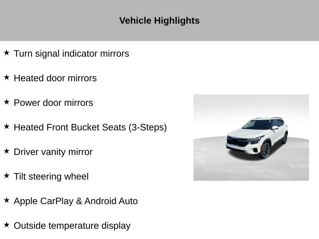 2025 Kia Seltos S