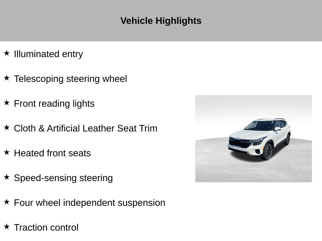 2025 Kia Seltos S