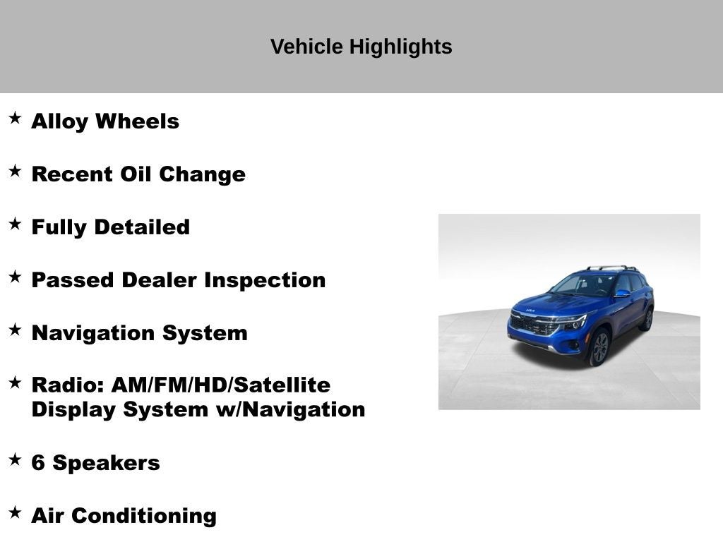 2024 Kia Seltos S