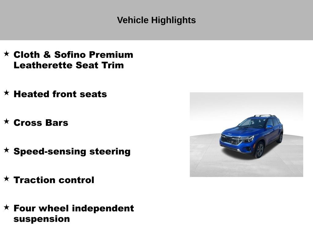 2024 Kia Seltos S