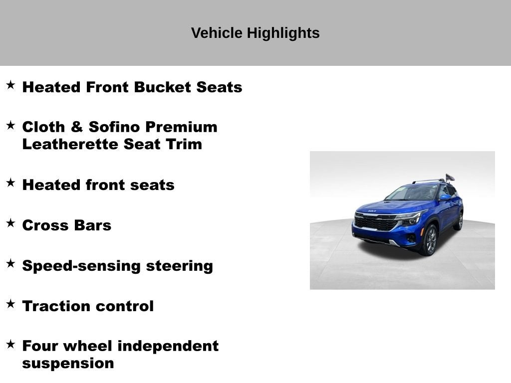 2024 Kia Seltos S