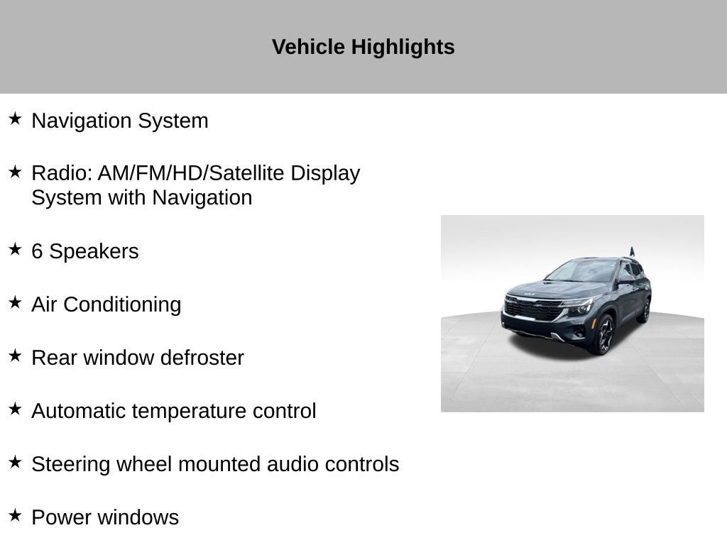 2026 Kia Seltos S