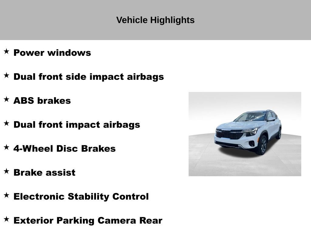 2024 Kia Seltos S
