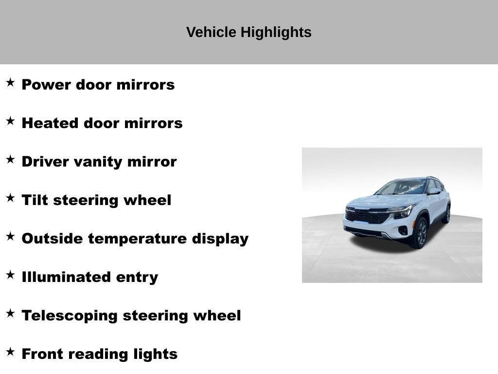 2024 Kia Seltos S