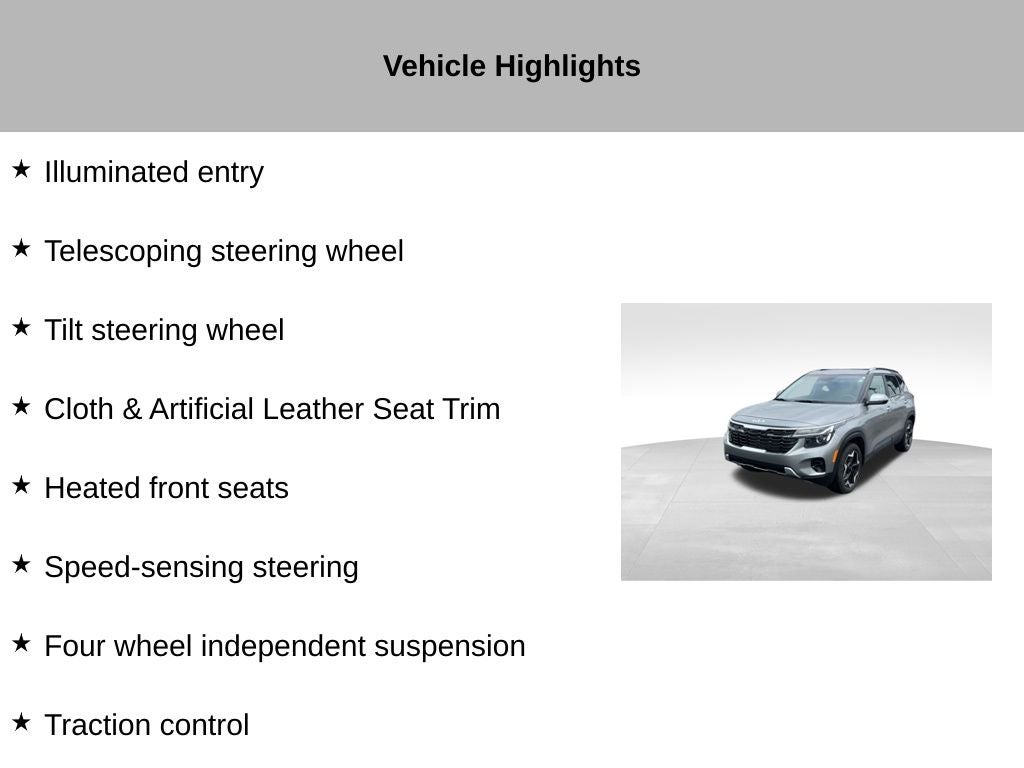 2026 Kia Seltos S