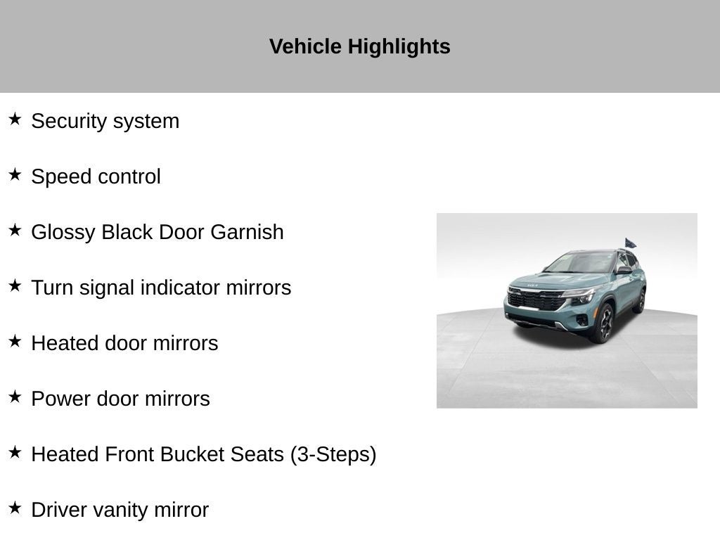 2026 Kia Seltos S