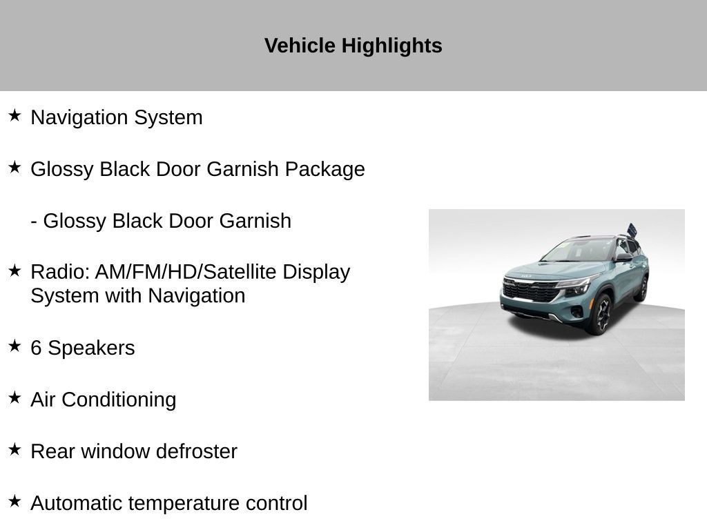2026 Kia Seltos S