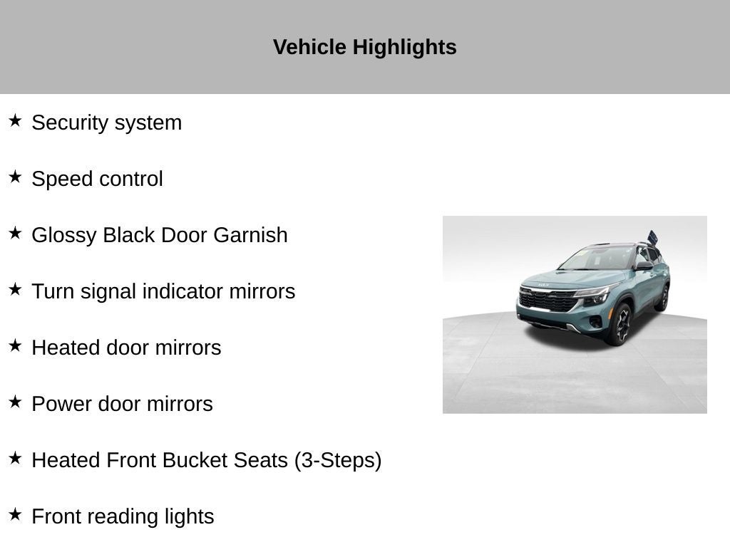 2026 Kia Seltos S