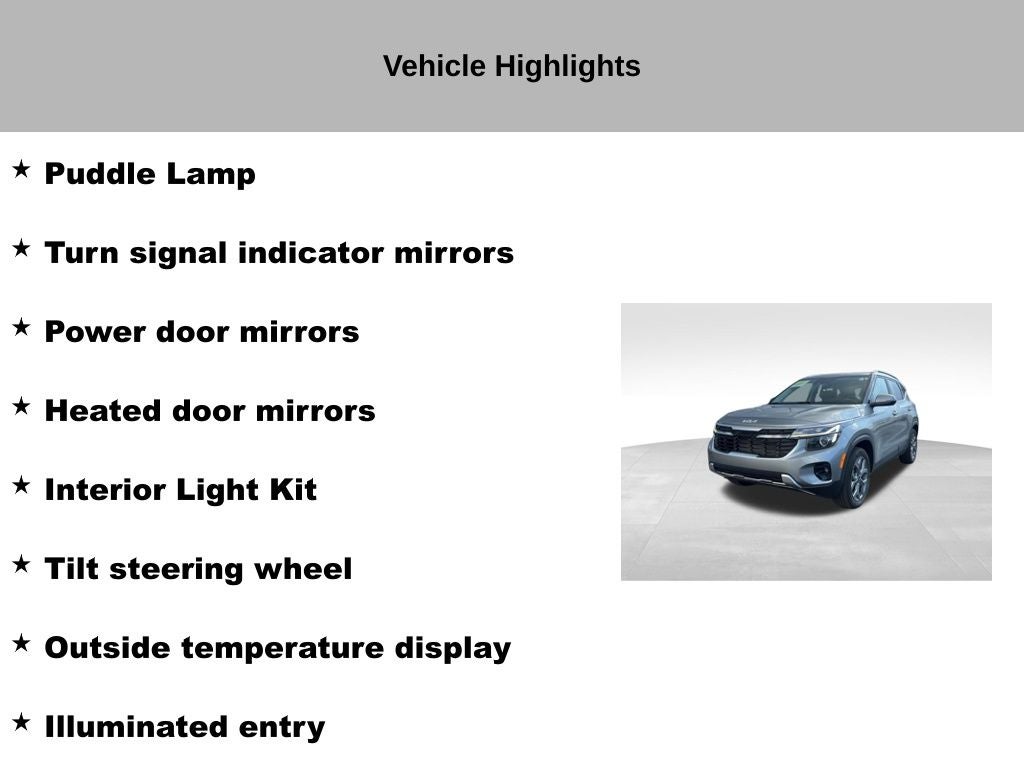 2024 Kia Seltos S
