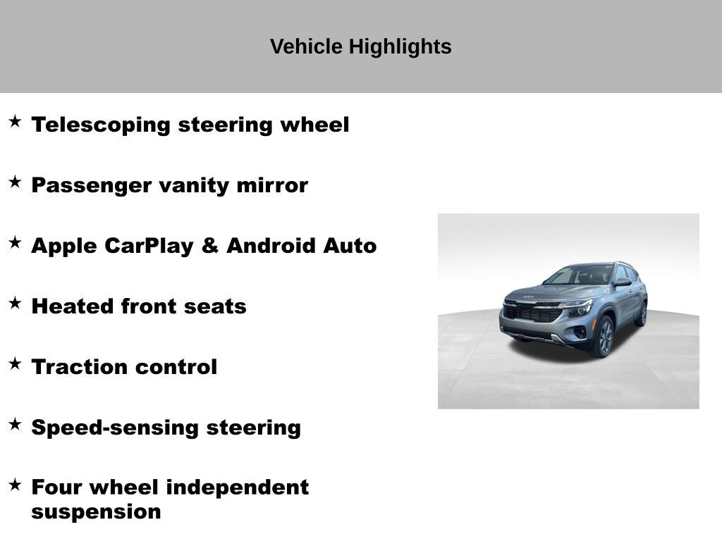 2024 Kia Seltos S