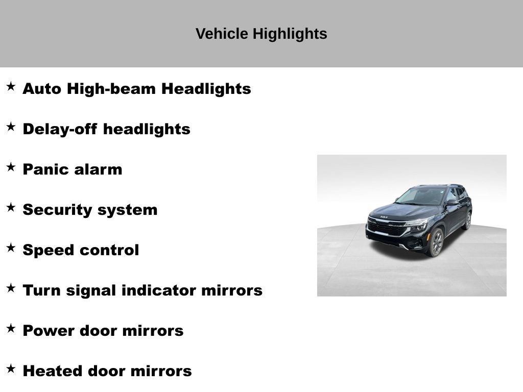 2024 Kia Seltos S