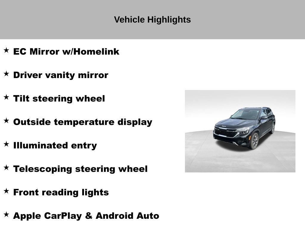 2024 Kia Seltos S