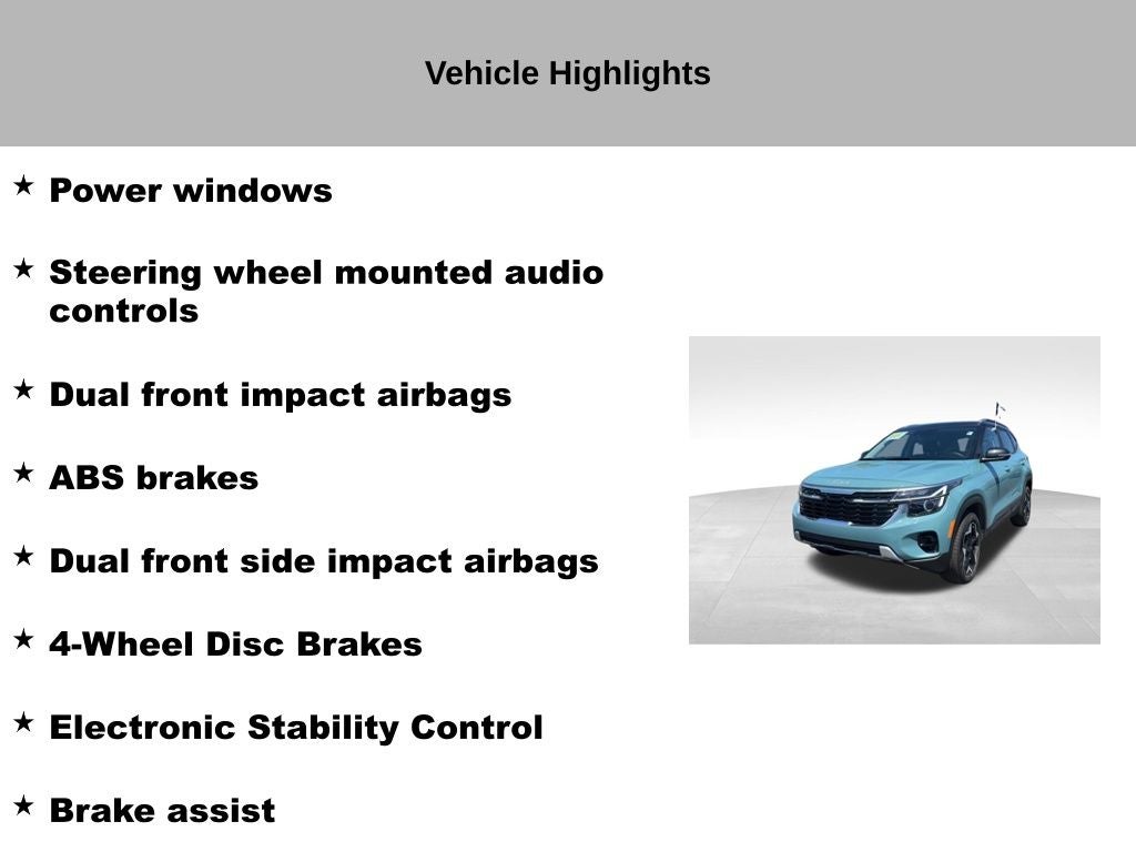 2025 Kia Seltos S
