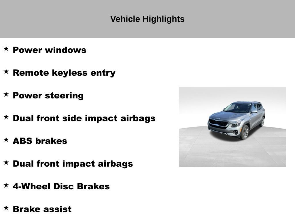 2023 Kia Seltos S