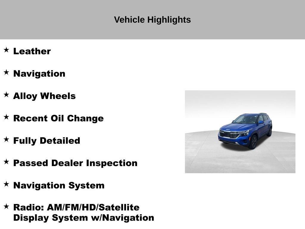 2024 Kia Seltos S