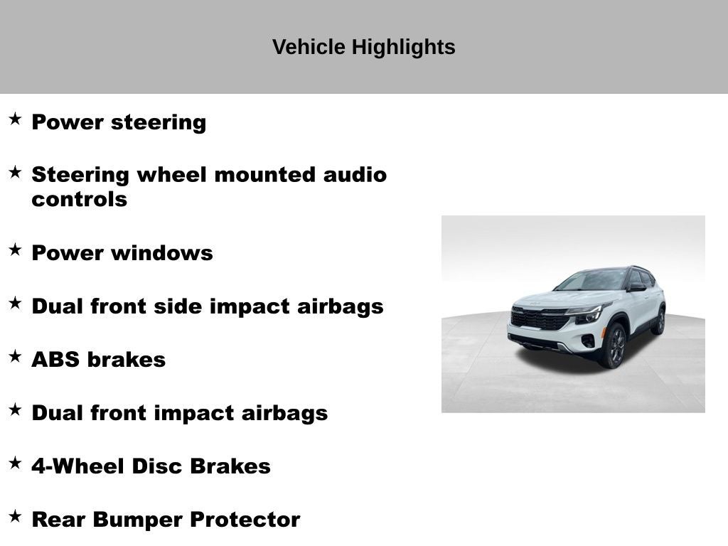 2024 Kia Seltos S
