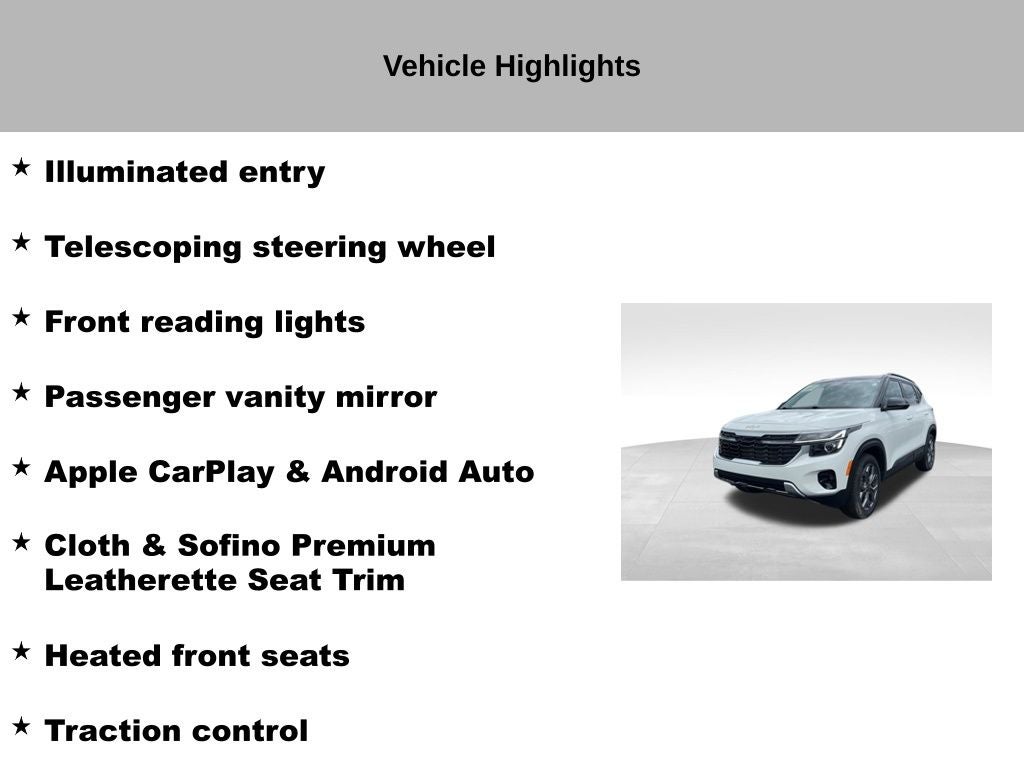 2024 Kia Seltos S