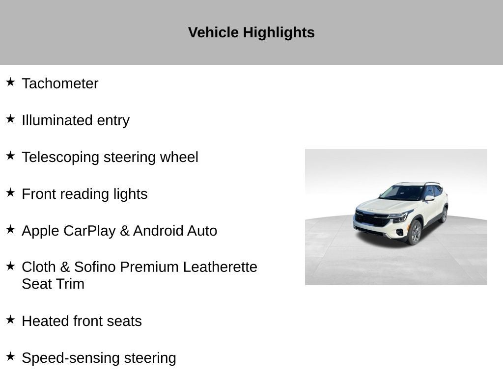 2024 Kia Seltos S