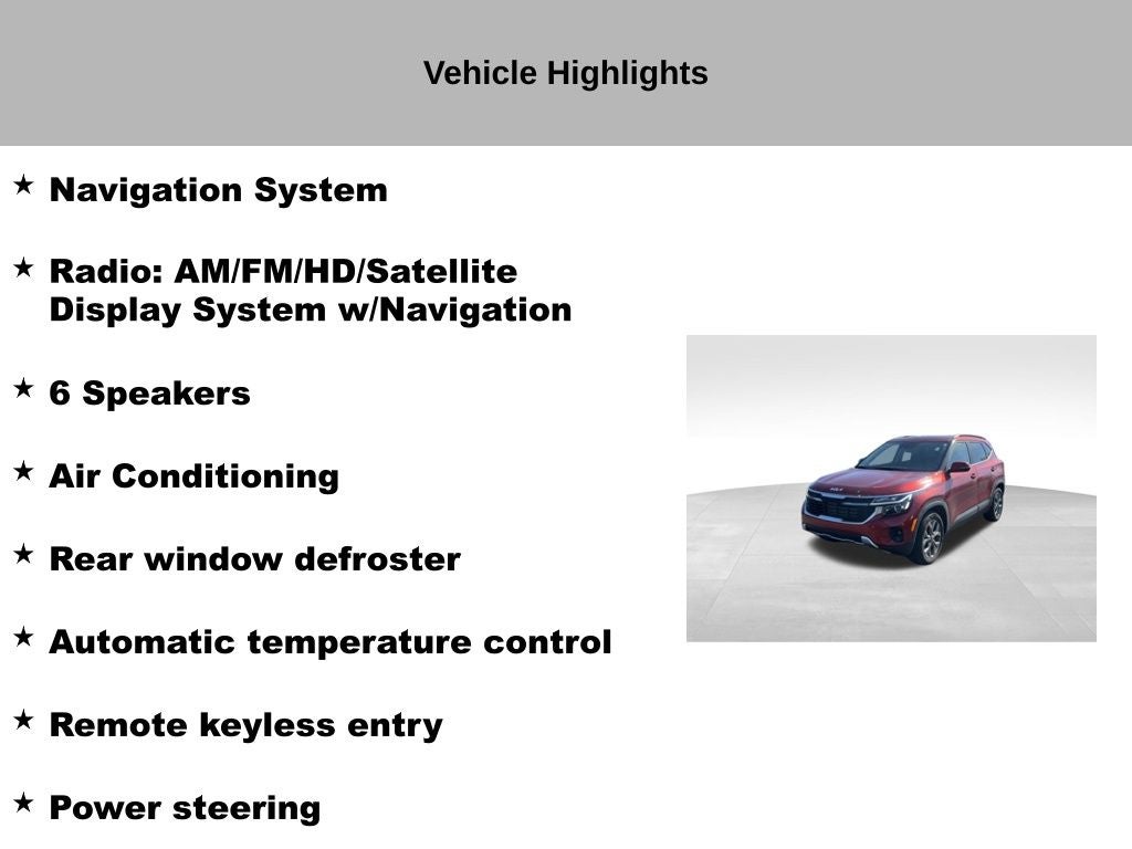 2024 Kia Seltos S