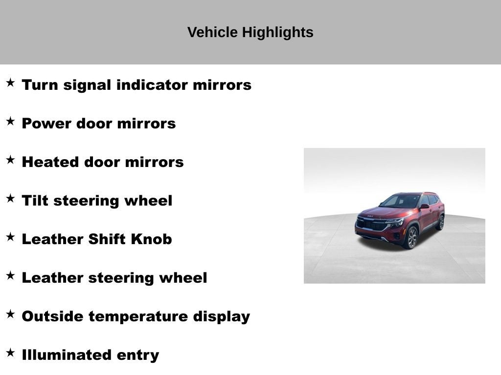 2024 Kia Seltos S
