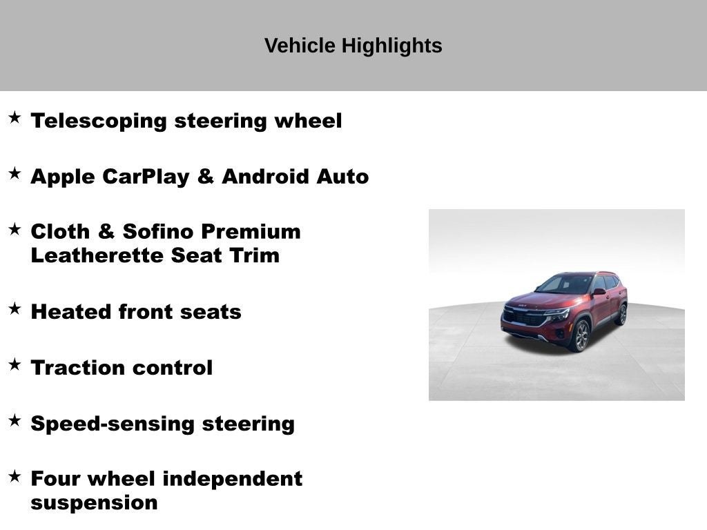 2024 Kia Seltos S