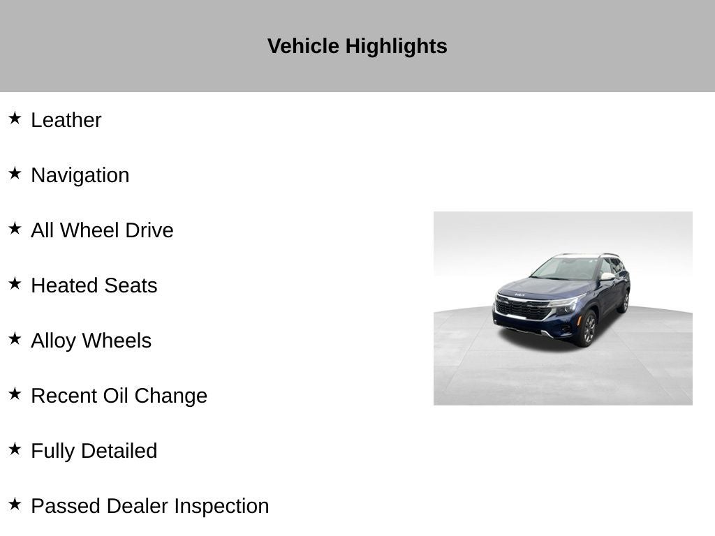 2024 Kia Seltos S