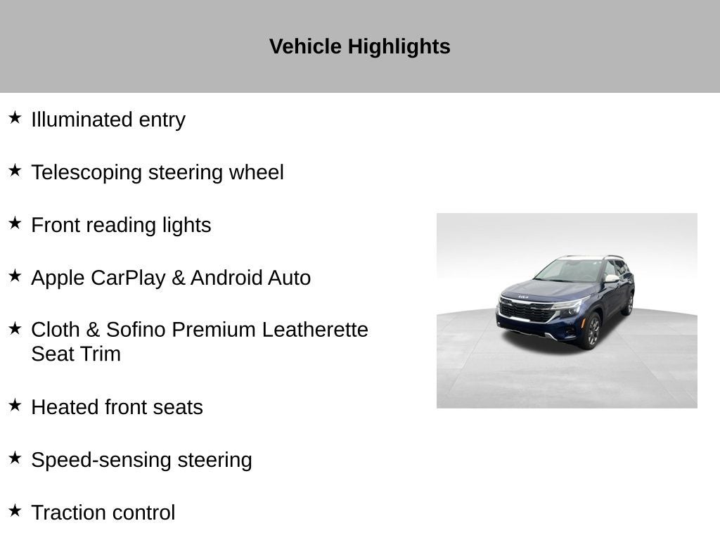 2024 Kia Seltos S