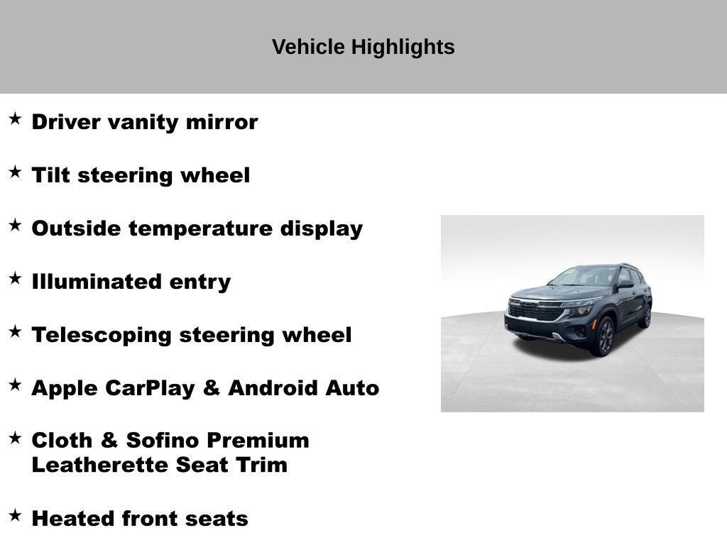 2024 Kia Seltos S