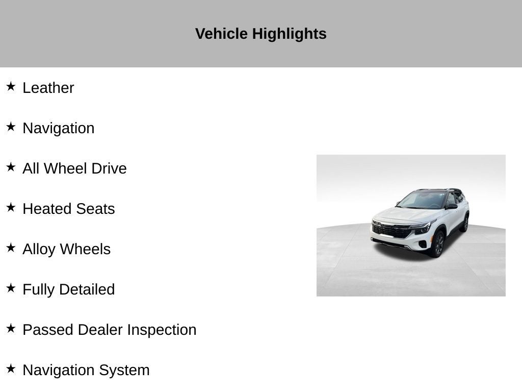 2024 Kia Seltos S