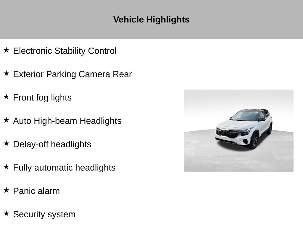 2024 Kia Seltos S