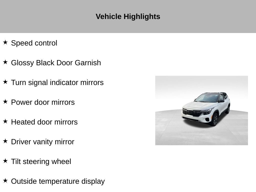 2024 Kia Seltos S
