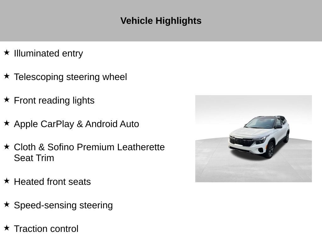 2024 Kia Seltos S