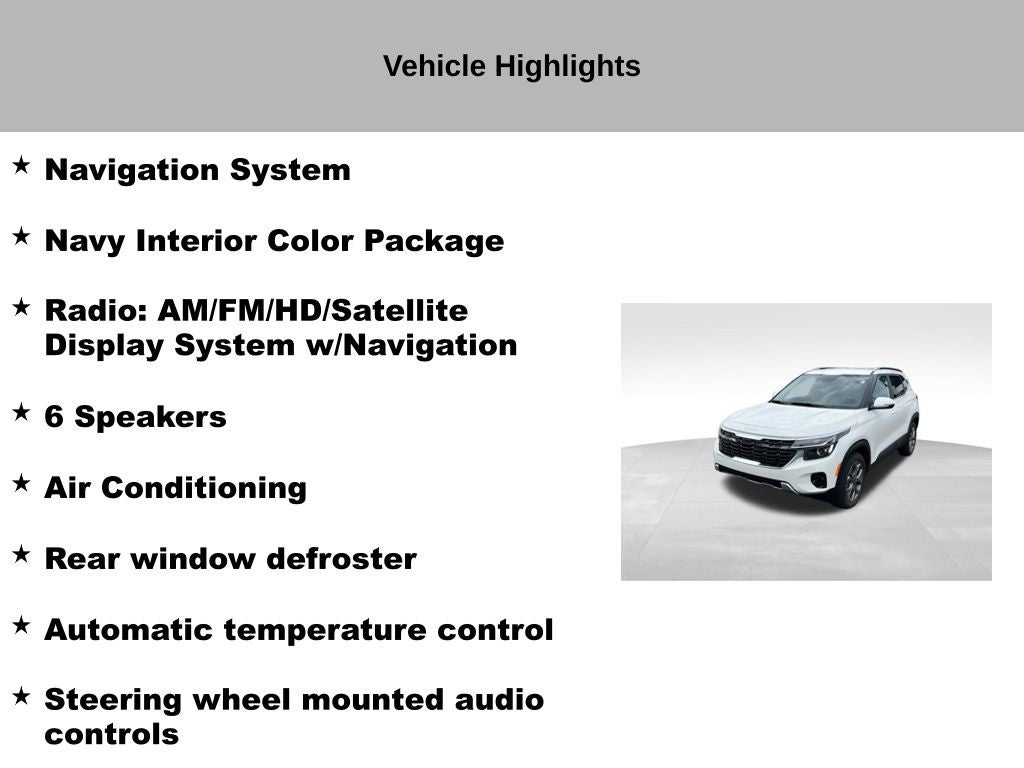 2024 Kia Seltos S