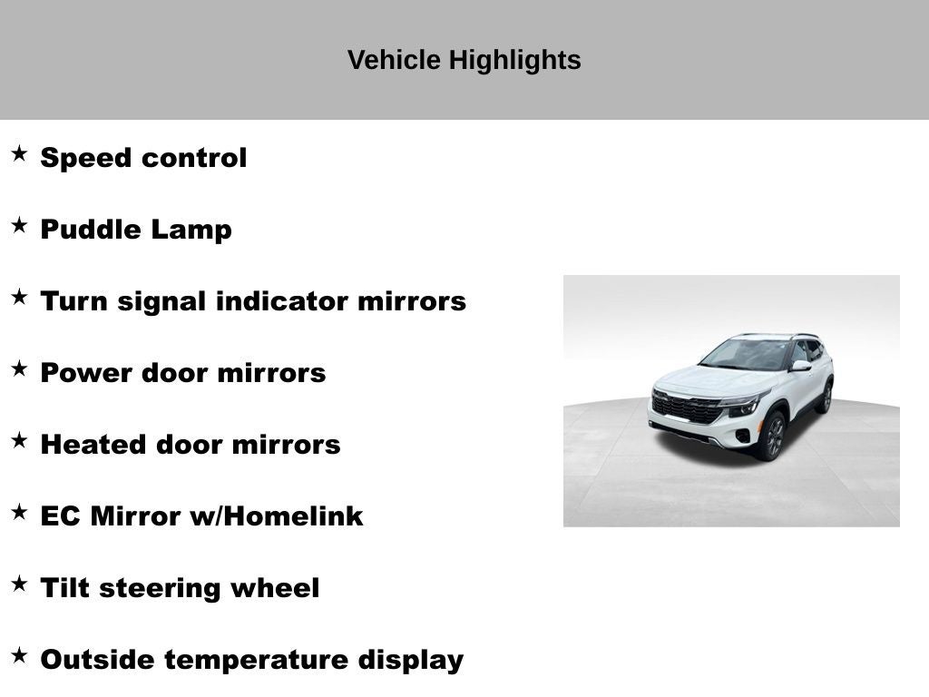 2024 Kia Seltos S