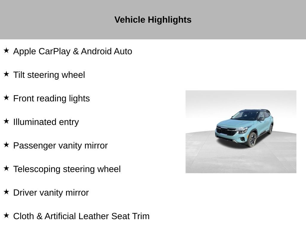 2025 Kia Seltos S